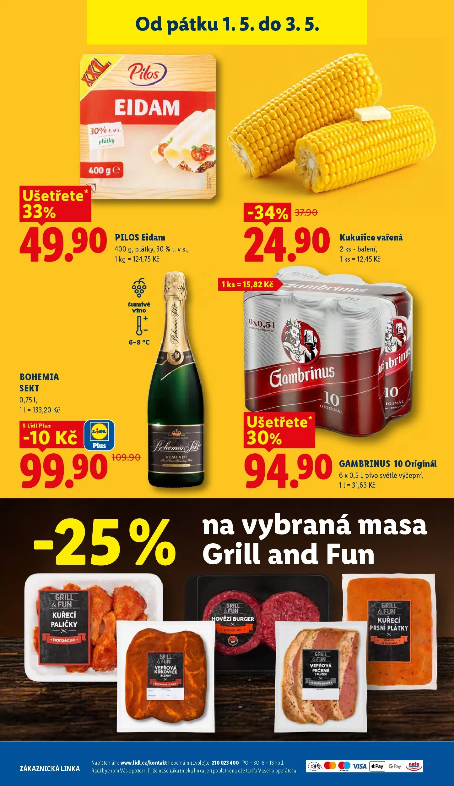 Lidl leták od 29.04.2026 - Nový akční leták | Strana: 39 | Produkty: Šumivé víno, Vepřová pečeně, Pivo, Sekt