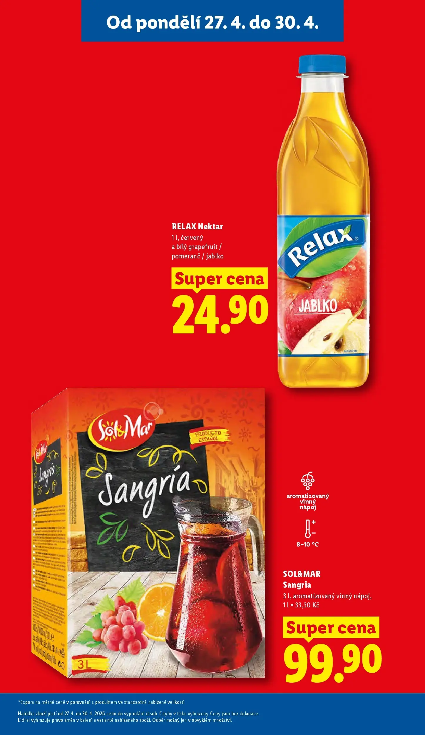 Lidl leták od 26.04.2026 - Nový akční leták | Strana: 7 | Produkty: Sangria