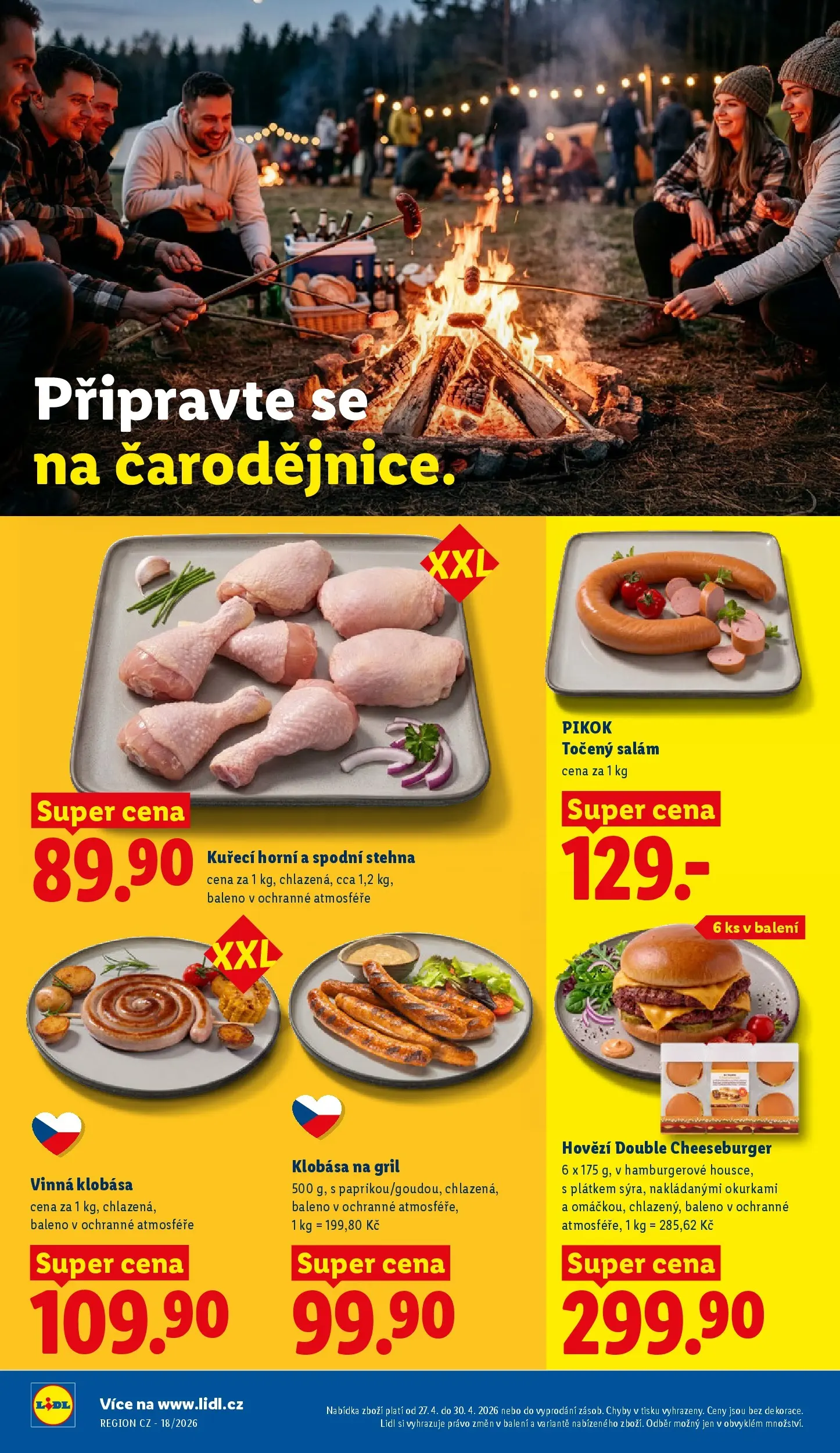Lidl leták od 26.04.2026 - Nový akční leták | Strana: 14 | Produkty: Hovězí, Salám, Klobása, Točený salám