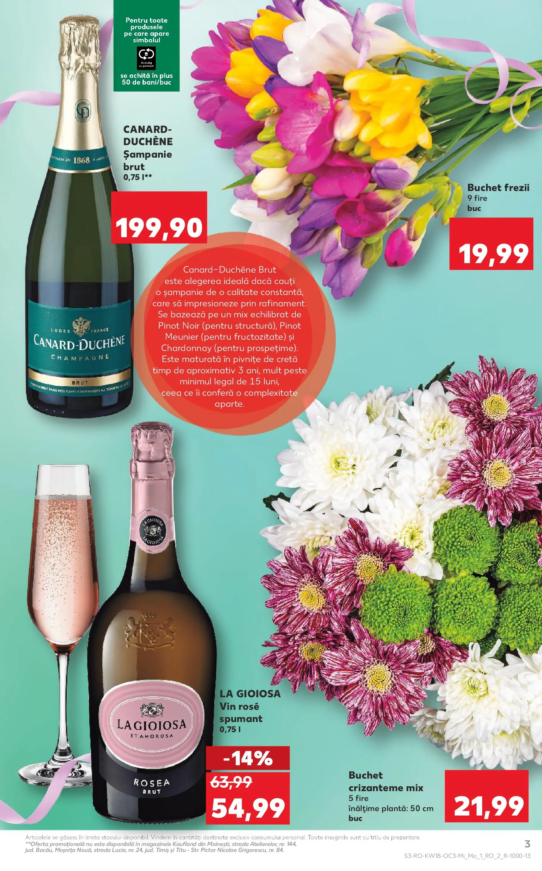 Kaufland Târgu Mureș 29.04.2026 - Revista si Oferta | Pagină: 3 | Produse: Vin, Pește