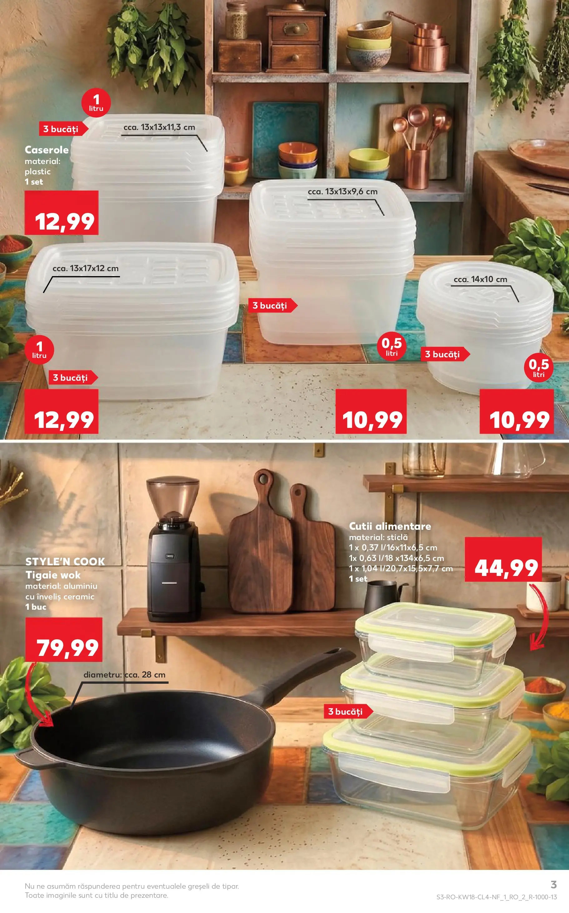 Kaufland Viseu de Sus 29.04.2026 - Revista si Oferta | Pagină: 3 | Produse: Tigaie, Caserole