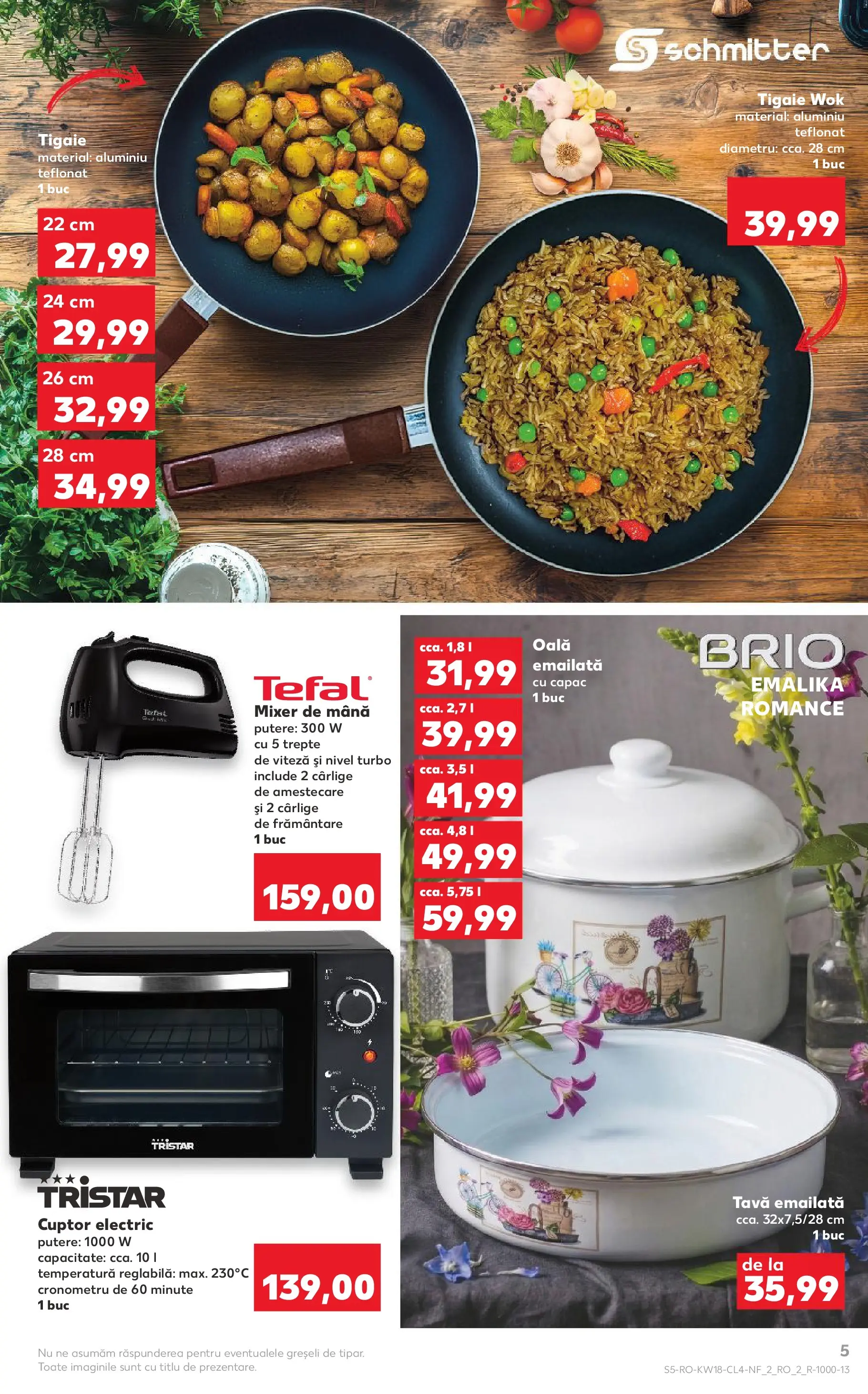 Kaufland Viseu de Sus 29.04.2026 - Revista si Oferta | Pagină: 5 | Produse: Cuptor, Tigaie, Oală, Mixer