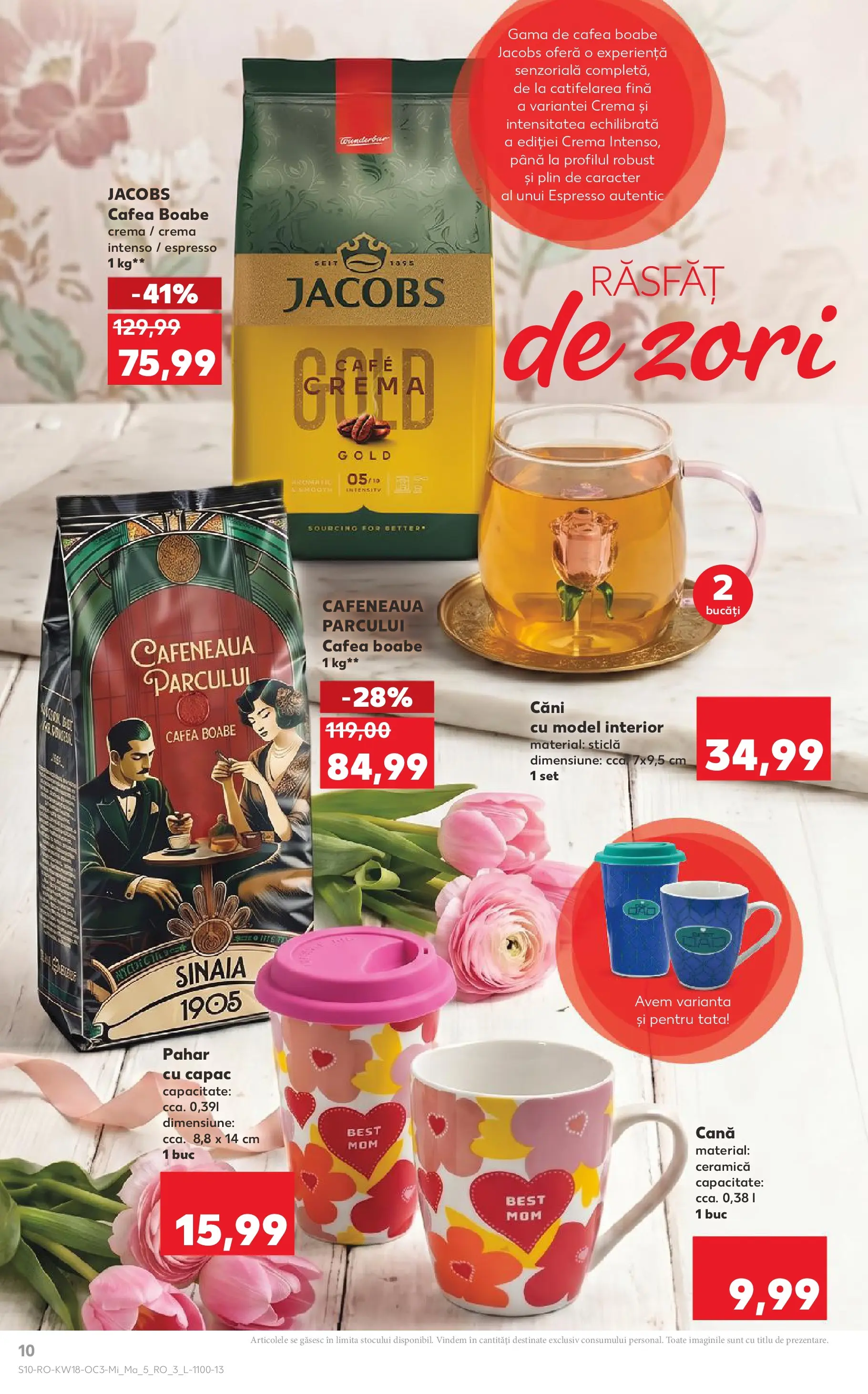 Kaufland Bârlad 29.04.2026 - Revista si Oferta | Pagină: 10 | Produse: Köpek çiti, Cremă, Cafea