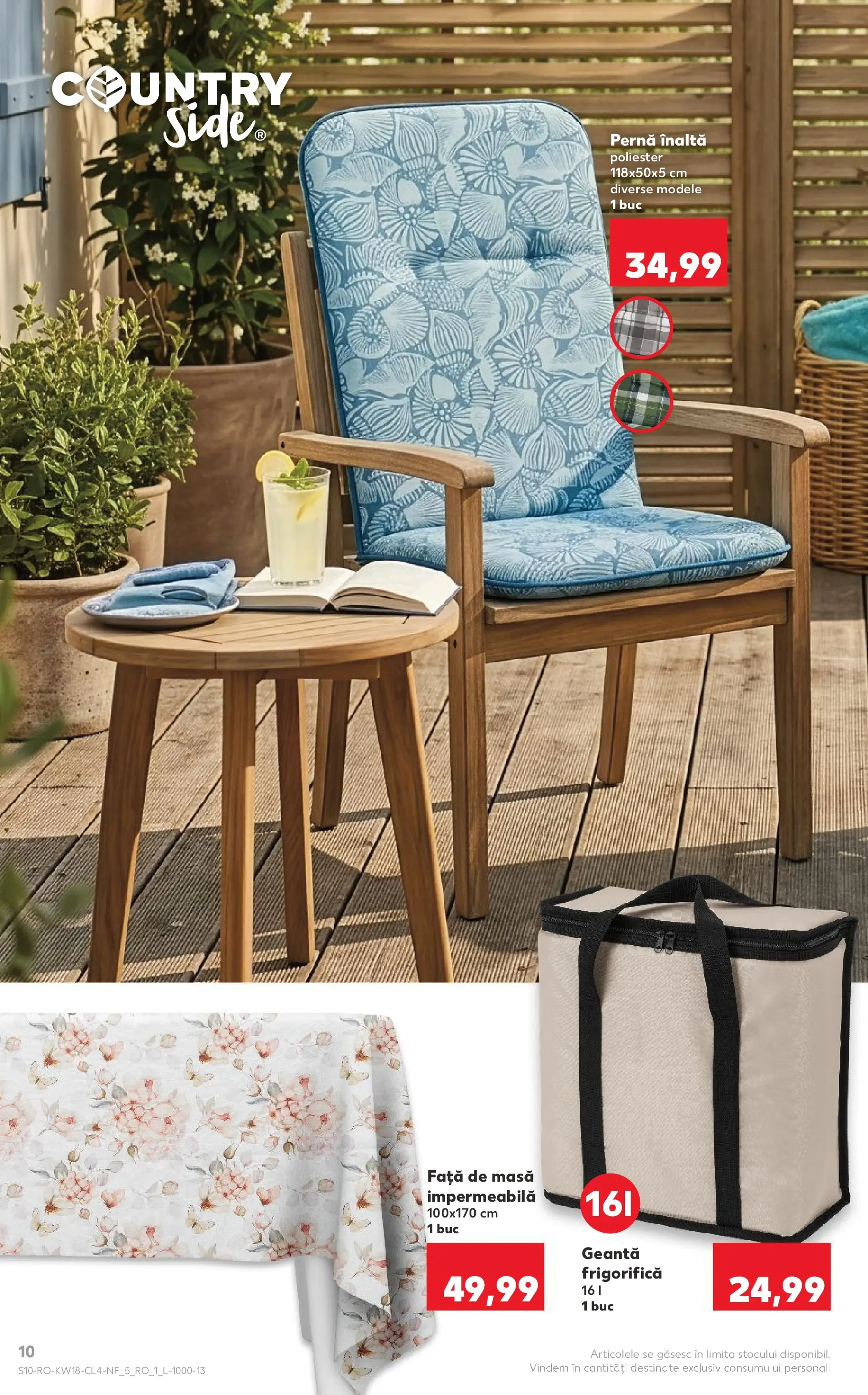 Kaufland Viseu de Sus 29.04.2026 - Revista si Oferta | Pagină: 10 | Produse: Geantă, Față de masă, Pernă, Masă