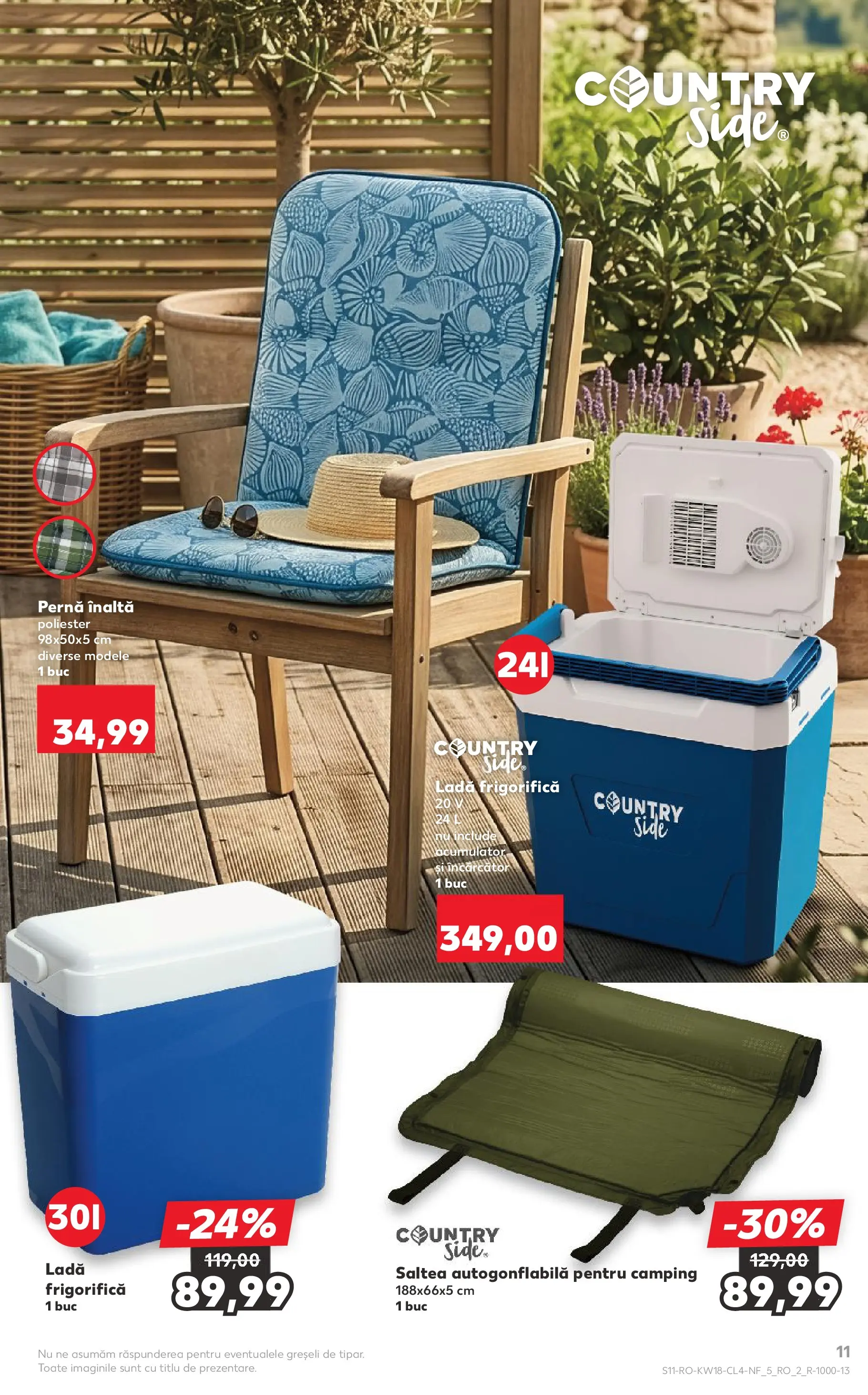 Kaufland Viseu de Sus 29.04.2026 - Revista si Oferta | Pagină: 11 | Produse: Încărcător, Saltea, Pernă, Ladă frigorifică