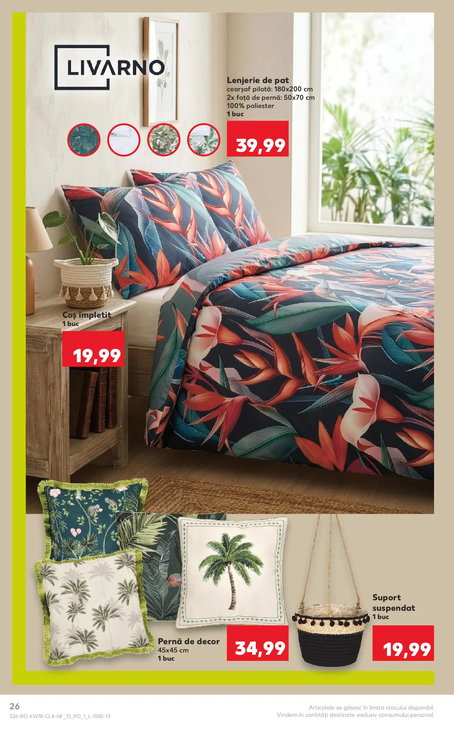 Kaufland Viseu de Sus 29.04.2026 - Revista si Oferta | Pagină: 26 | Produse: Pat, Lenjerie de pat, Pilotă, Față de pernă