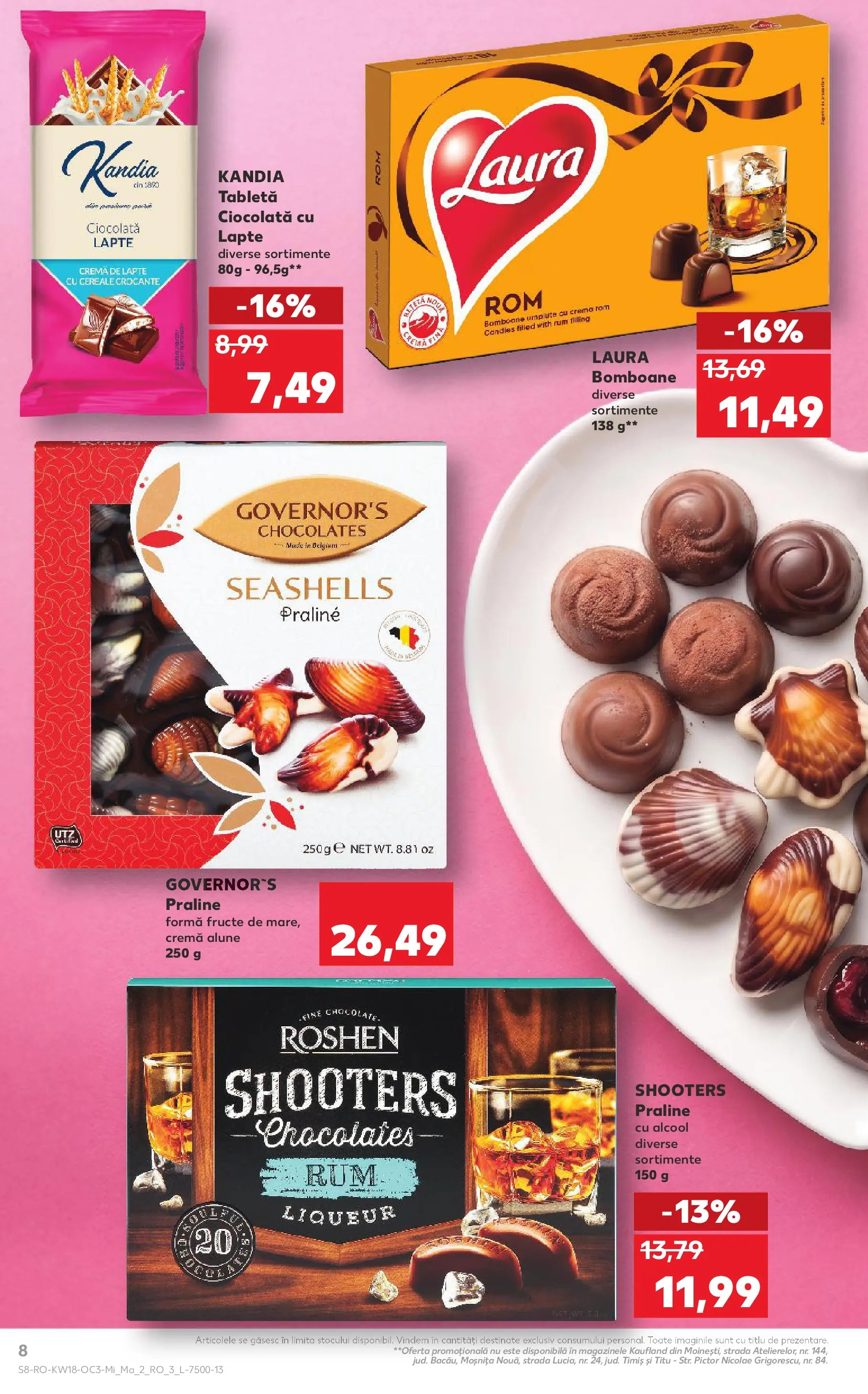 Kaufland Viseu de Sus 29.04.2026 - Revista si Oferta | Pagină: 8 | Produse: Tabletă, Cremă, Ciocolată, Cereale