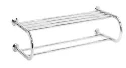 Handtuchhalter Baziga in Chromfarben