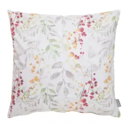 Kissenh&uuml;lle Steffi in Rot/Gelb/Wei&szlig; ca. 50x50cm