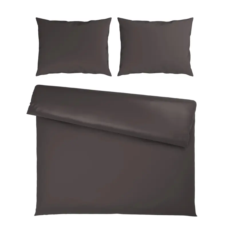 Bettw&auml;sche Xenia Uni XXL Anthrazit ca. 200x220cm