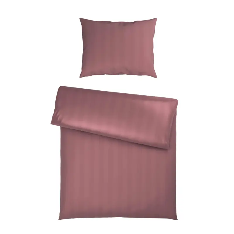 Bettw&auml;sche Xenia Streif Mauve ca. 140x200cm