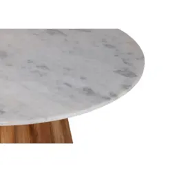 Esstisch in Holz, Stein 115/76/115 cm