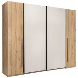 Dreht&uuml;renschrank in Kaschmir, Eiche Artisan