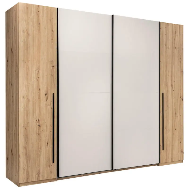 Dreht&uuml;renschrank in Kaschmir, Eiche Artisan