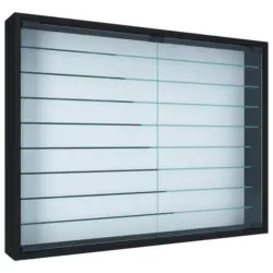 H&auml;ngevitrine in Schwarz