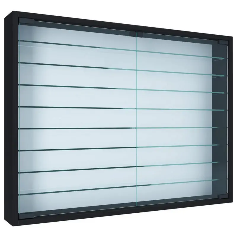 H&auml;ngevitrine in Schwarz
