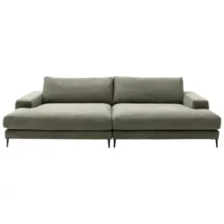Bigsofa in Cord Gr&uuml;n
