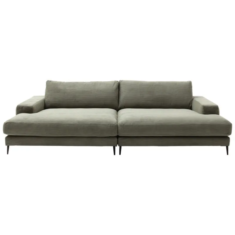 Bigsofa in Cord Gr&uuml;n