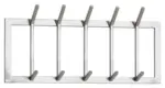 m&ouml;max Dornbirn - Ihr Trendm&ouml;belhaus in Dornbirn Wandgarderobe Wohnling ca. 65x30x10cm Silberfarben