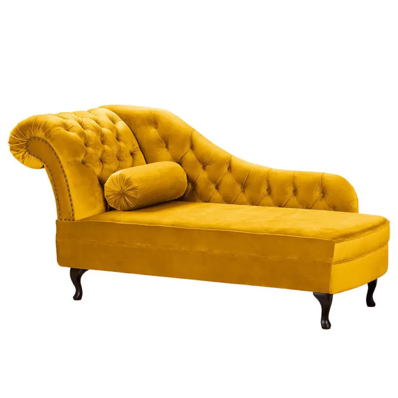 R&eacute;camiere Pako in Samt Senfgelb