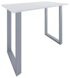 Bartisch XONA Silber/ Wei&szlig; ca.140x102x80cm
