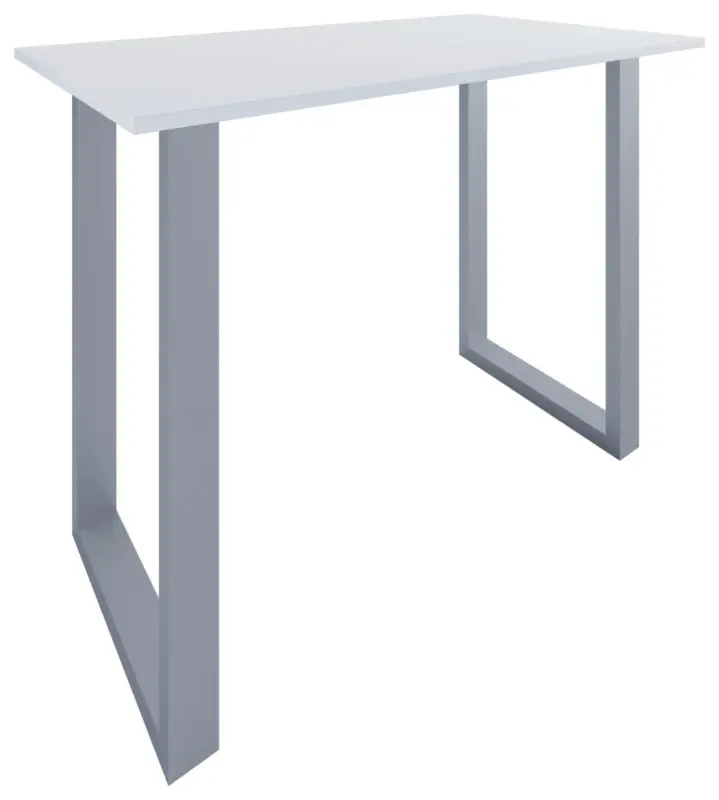 Bartisch XONA Silber/ Wei&szlig; ca.140x102x80cm