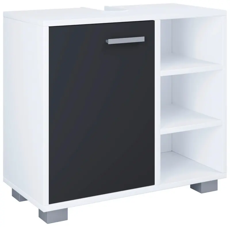 Waschbeckenunterschrank Zalo L ca. 60x55x30 cm Wei&szlig;