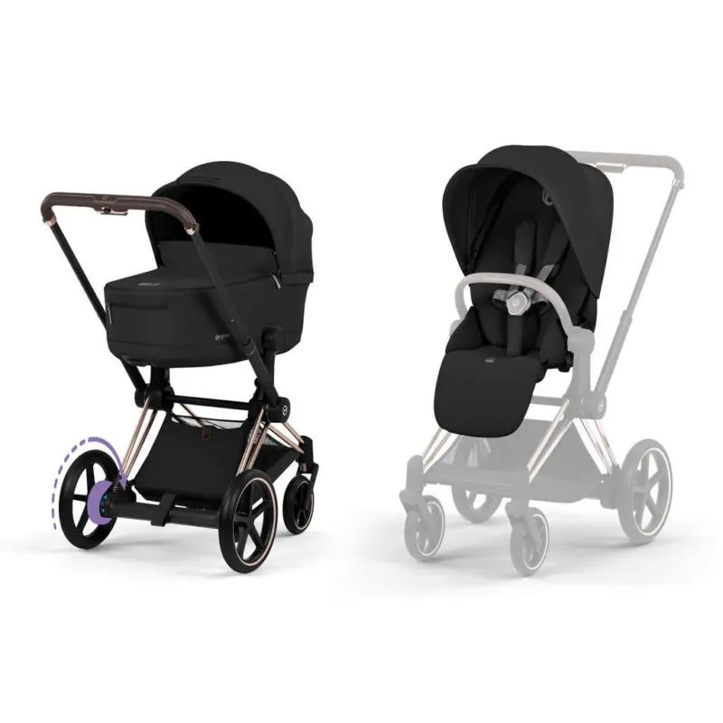 Kombikinderwagen ePRIAM Comfort Rosegold