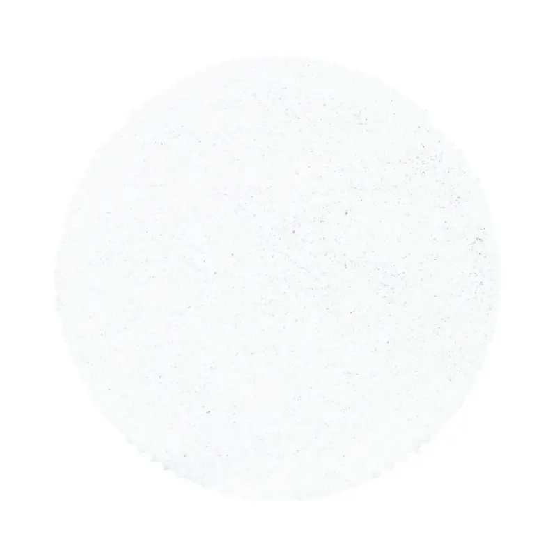 Hochflorteppich Sydney Wei&szlig; &Oslash; ca. 80cm