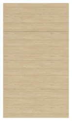 Frontpaneel Unit in Eichefarben