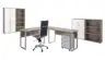 B&uuml;ro Office Edition Set 1 Wei&szlig;/Sonoma Eiche