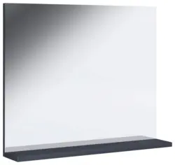 Wandspiegel Landos ca. 50 cm Anthrazit/Wei&szlig;