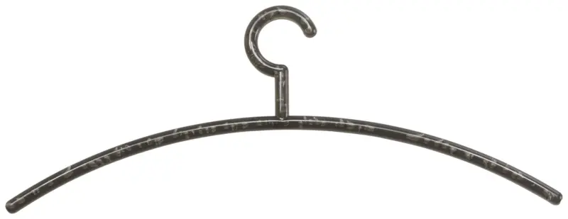 Kleiderb&uuml;gel in Grau aus Kunststoff