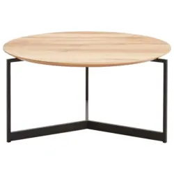 Couchtisch in Holz, Metall 83/83/42 cm