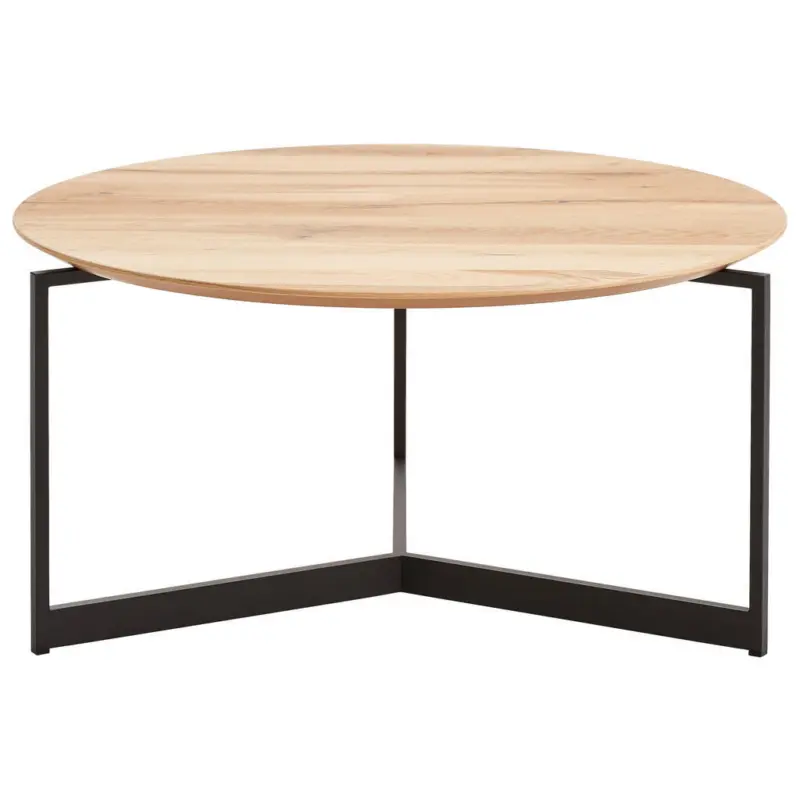 Couchtisch in Holz, Metall 83/83/42 cm