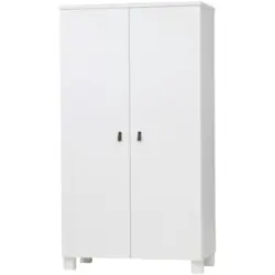 Dreht&uuml;renschrank in Wei&szlig;