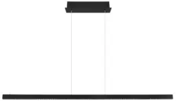 LED-H&auml;ngeleuchte Dentsy Schwarz/Transparent max.53Watt