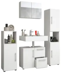 Badezimmer Flandu Wei&szlig;