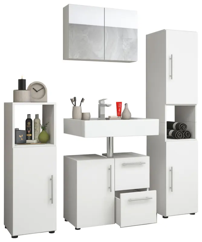 Badezimmer Flandu Wei&szlig;