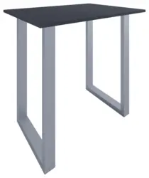 Bartisch XONA Silber/ Honigeiche ca.110x102x80cm