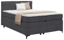 Boxspringbett Bari in Anthrazit ca. 140x200cm