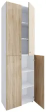 m&ouml;max Dornbirn - Ihr Trendm&ouml;belhaus in Dornbirn Schuhschrank LONA Wei&szlig;/ Sonoma Eiche ca. 70x220x40 cm