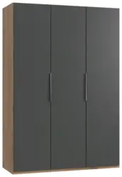 Dreht&uuml;renschrank Level 36A ca. 150x216x58cm Graphitfarben