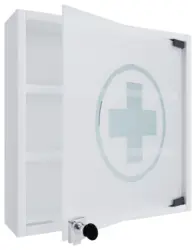 Medizinschrank Hustila S ca. 40x32 cm Wei&szlig;