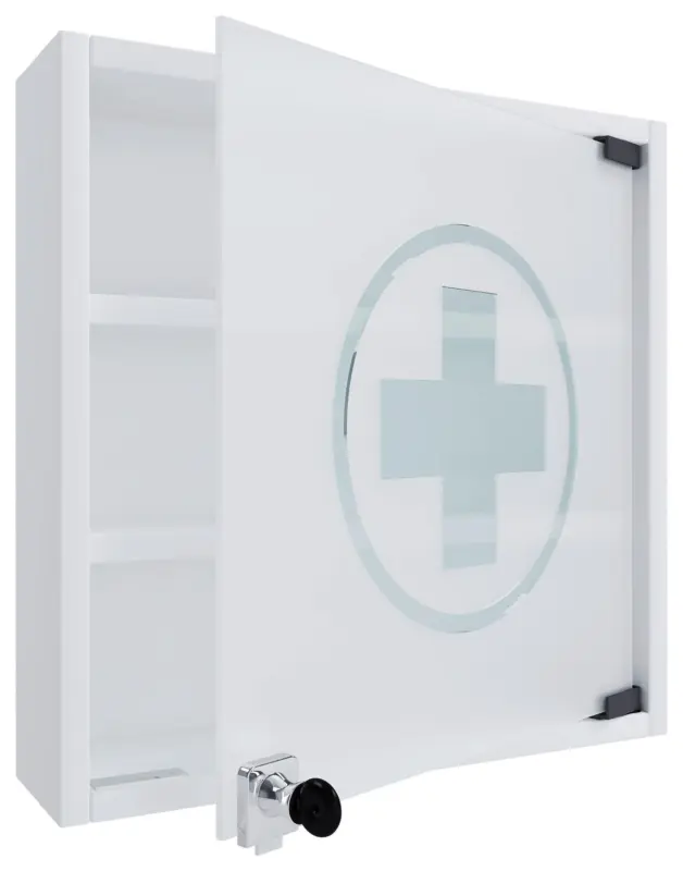 Medizinschrank Hustila S ca. 40x32 cm Wei&szlig;