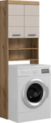 Waschmaschinenschrank Scout ca. 63x191 cm Kaschmir