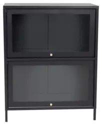 Sideboard Bakal Schwarz ca. 80x100x40cm