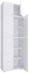 Schuhschrank Lona XXL ca.70x223x39cm Wei&szlig;