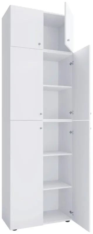 Schuhschrank Lona XXL ca.70x223x39cm Wei&szlig;