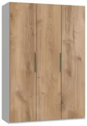Dreht&uuml;renschrank Level 36A ca. 150x216x58 cm Eiche/Wei&szlig;